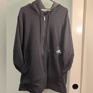 Black zip up jacket with hood